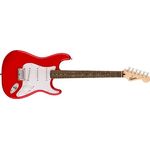 Fender Squier Sonic Stratocaster HT IL, elektrische Gitarre mit Squier Single-Coil-Tonabnehmern, 6-Sattel-Hardtail-Brücke, roter Korpus