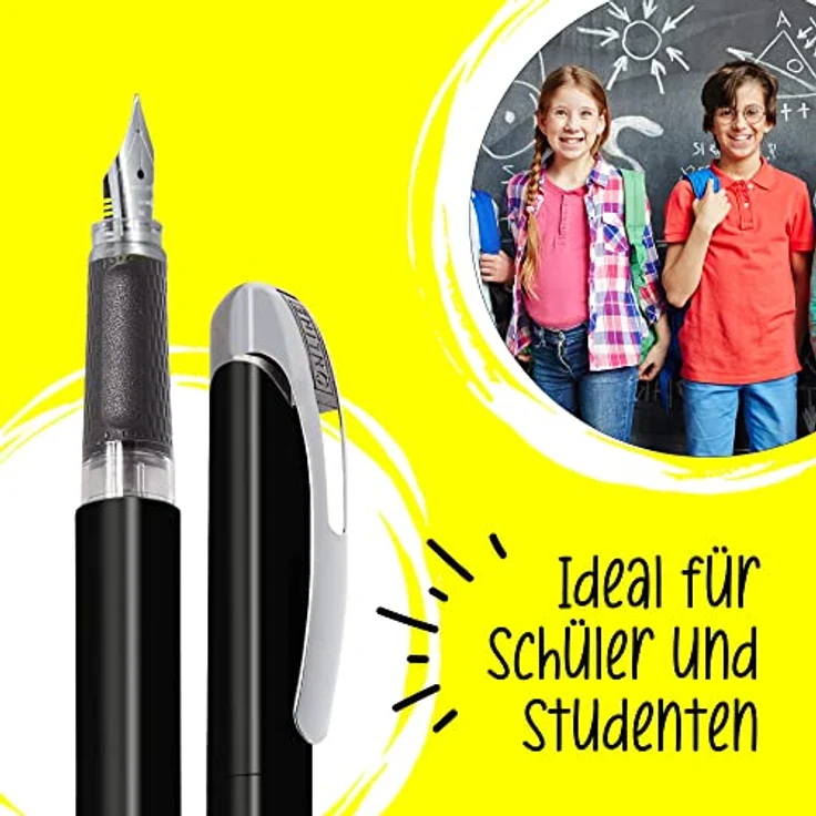 Online Pen Füller College Füllhalter, ergonomisch, ideal für die Schule, hergestellt in Deutschland – Bild 4