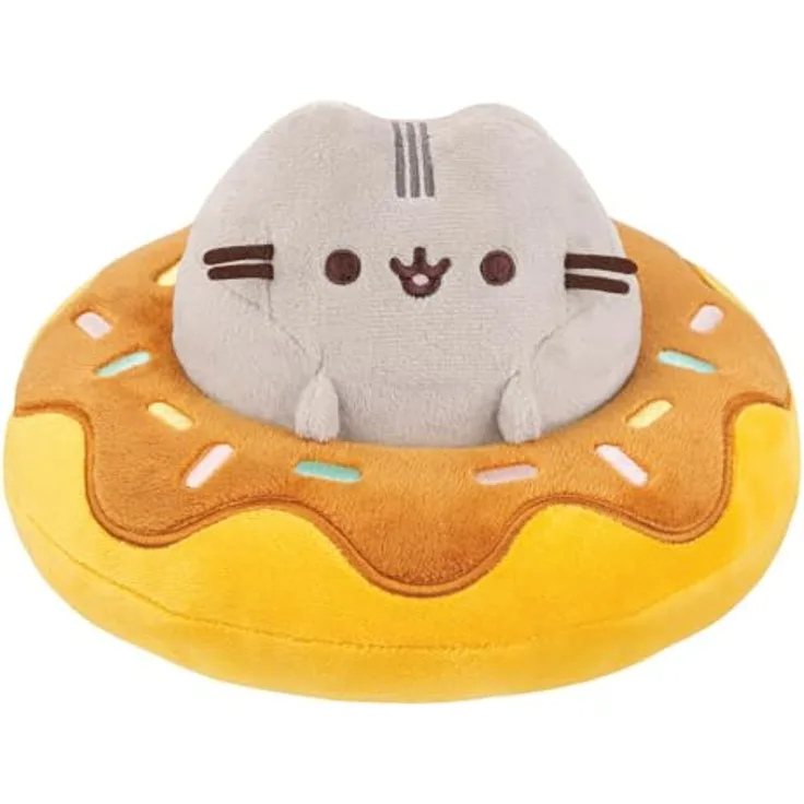 PUSHEEN Pusheen in a Chocolate Donut 18 cm, Plüschtier