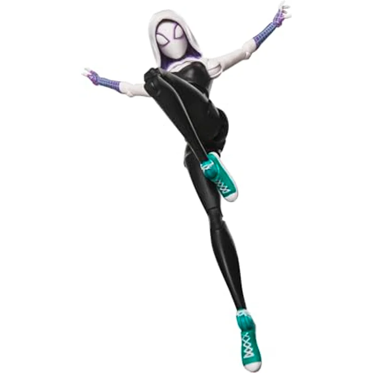 Marvel Legends Series Spider-Gwen, Action-Figur (15 cm) aus Spider-Man: Across The Spider-Verse mit 20 Bewegungspunkten und austauschbaren Accessoires – Bild 5