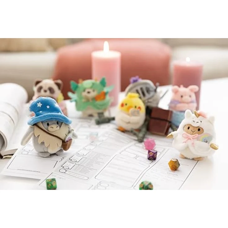Nici mymochi Eisbär Snono, 8 cm, mit Drachenkostüm und Flamme, Geschenkbox – Bild 7