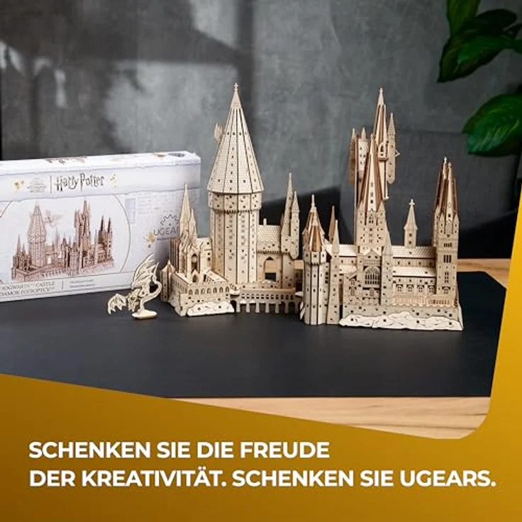 UGears Hogwarts Schloss 3D-Puzzle für Erwachsene, Harry Potter Modell, Holzpuzzle für Teenager, 340 Teile, Kunstqualität – Bild 5