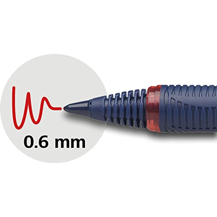 Schneider Tintenroller One Business, 10 Stück, rot, Ultra-Smooth-Spitze, dokumentenecht, ergonomische Oberfläche – Bild 4