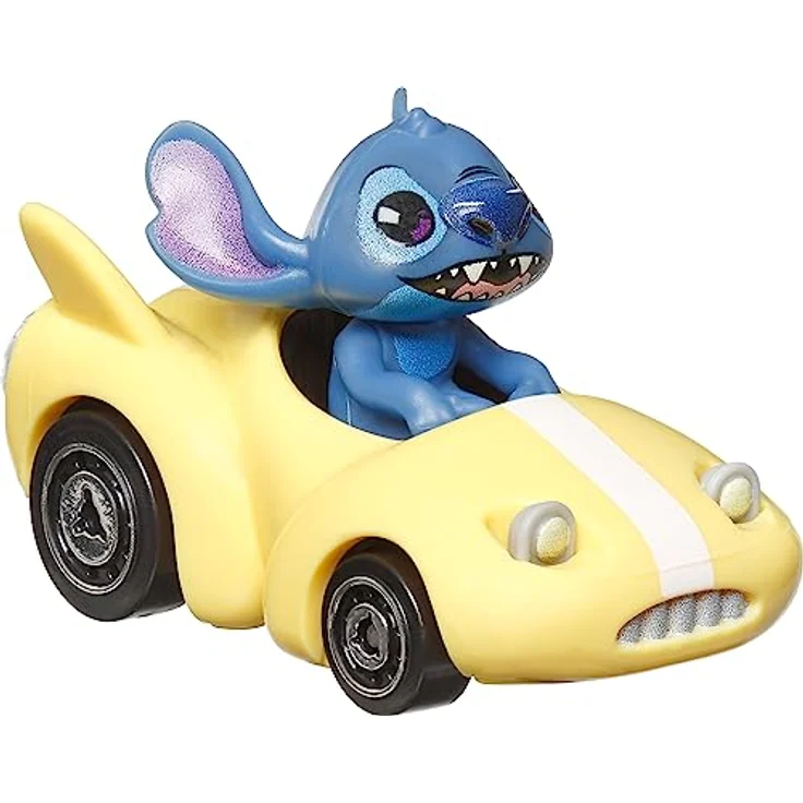 Mattel Hot Wheels RacerVerse Disney 4-Pack, Spielzeugautos mit beliebten Disney-Charakteren, optimiert für Hot Wheels-Strecken – Bild 2