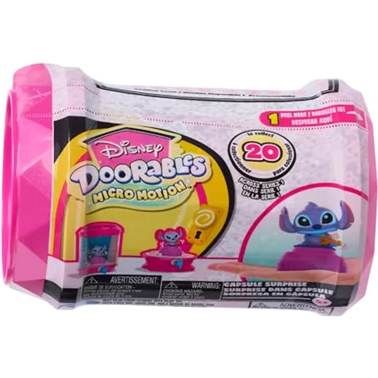 Disney Doorables Micro Motion-Kapseln, animierte Sammelfiguren, ab 5 Jahren, inkl. 3,8 cm Figuren mit Bewegungsfunktion, von Just Play, 7.62 – Bild 2