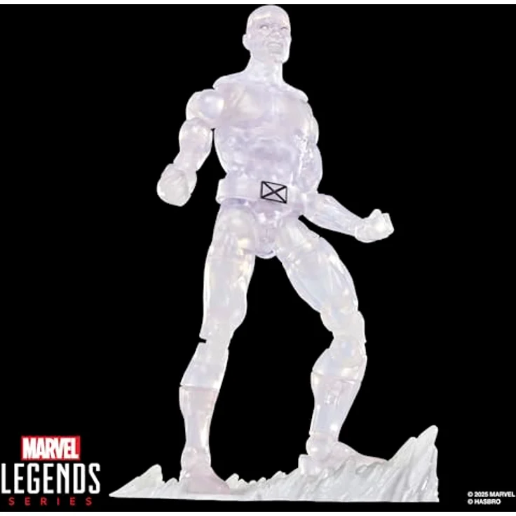 Marvel Legends Series Secret Wars Ice Man, X-Men Retro Action-Figur zum Sammeln, 15 cm mit austauschbaren Köpfen und Eiseffekten – Bild 5