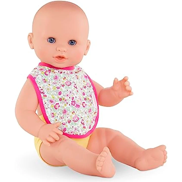 Corolle - Wickelzubehör-Set mit Blumenmotiv, 7 Zubehörteile, für Puppen 36 cm, ab 2 Jahren, 9000141540 – Bild 3
