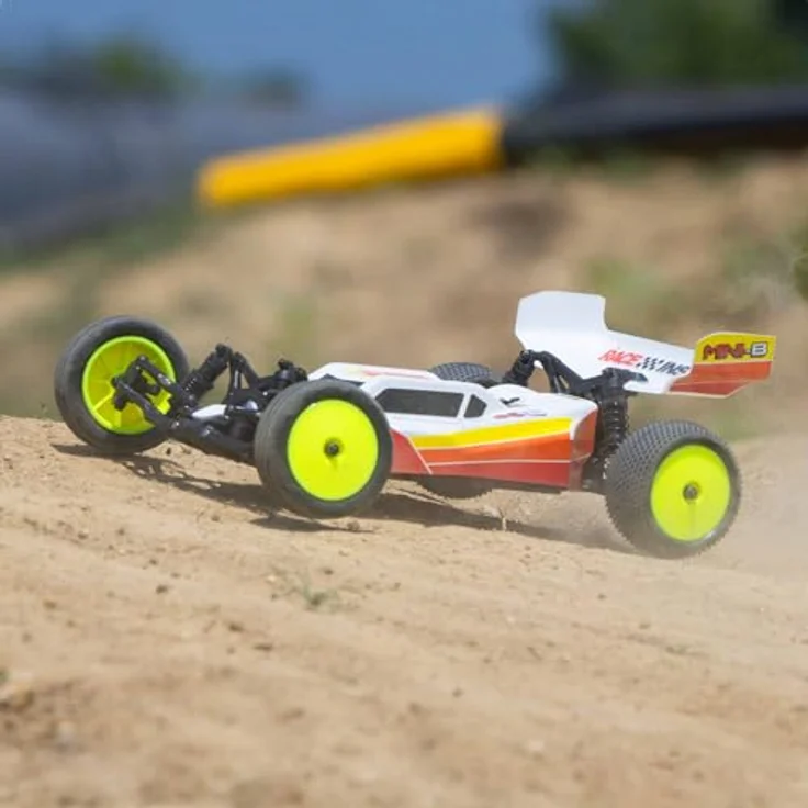 Losi 1/16 Mini-B 2 Radantrieb Buggy Brushless RTR Rot LOS01024T1 – Bild 5