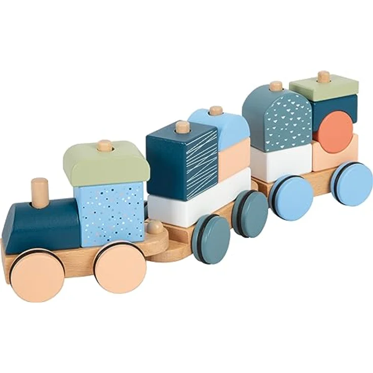 Small Foot Spielzeug-Zug Arctic, aus Holz, FSC®- schützt Wald - weltweit, zarte Trendfarben – Bild 5