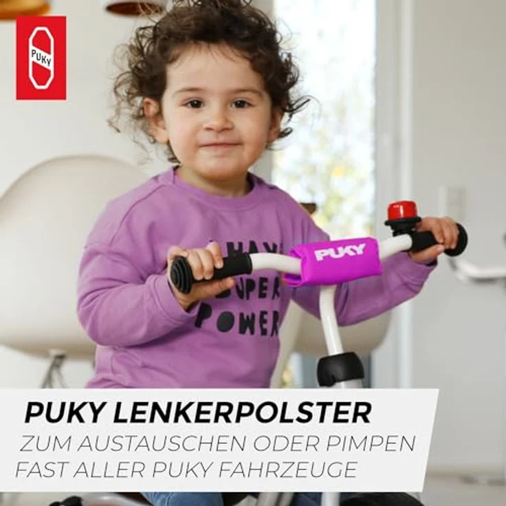 Puky Lenkerpolster für Laufräder, Dreiräder und Scooter pink – Bild 6
