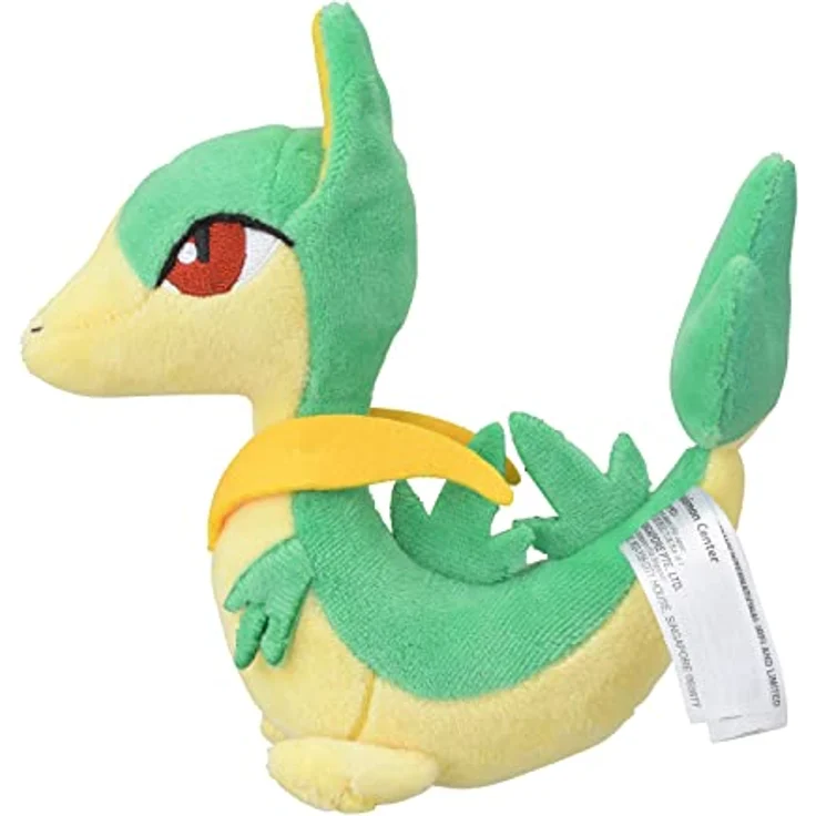 Tinisu Pokemon Efoserp Kuscheltier Servine, 15 cm Plüschtier mit gestickten Augen und sorgfältig genähten Details – Bild 2