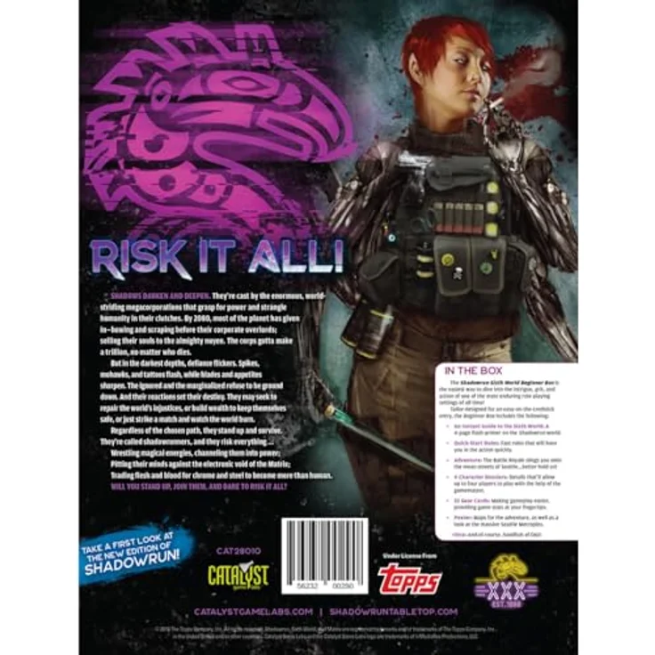 Catalyst Game Labs Shadowrun Sixth Ed Beginner Box - Tabletop-Rollenspiel für Einsteiger, englische Edition – Bild 2
