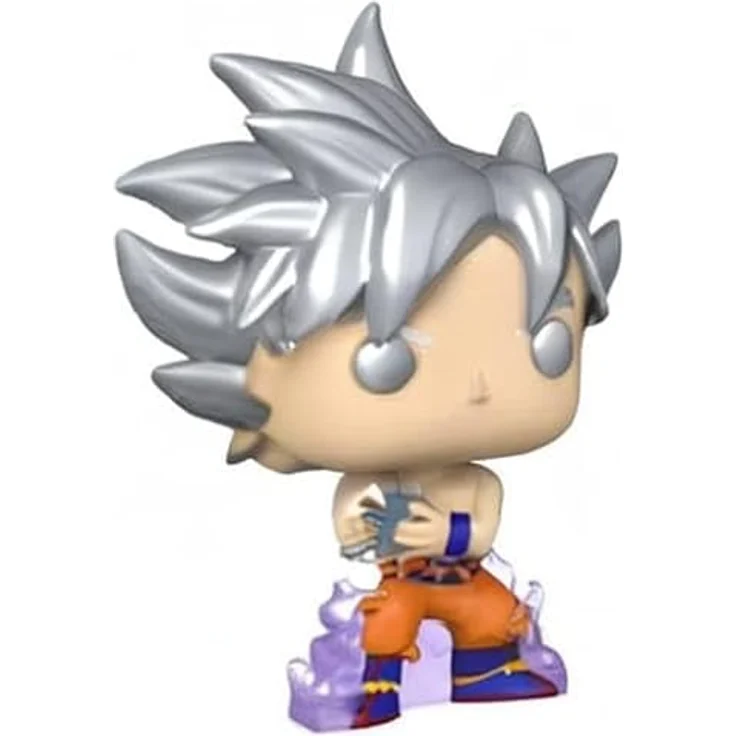 Funko Pop! Animation: Dragon Ball - Goku Ultra Instinct w/ Kamehameha (NYCC'22), Collectible Action Vinyl Figure – Bild 4