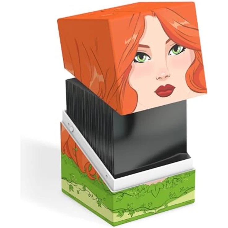 Squaroes Squaroe Batman: Gotham City GC012 - Poison Ivy, Deck-Box für bis zu 100 Sammelkarten, hergestellt aus 78% erneuerbaren Rohstoffen – Bild 5