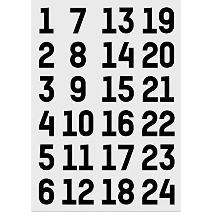 LIVAIA Adventskalender zum Befüllen 2023 – Papiertüten, Zahlen Aufkleber, Band, Holz Klammern – DIY Bastelset mit weihnachtlichen Motiven – Bild 5