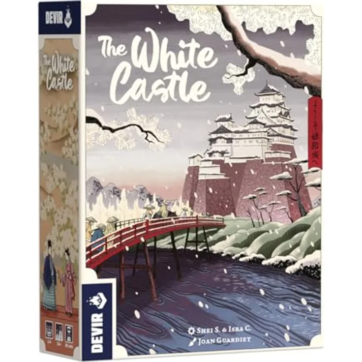 Devir White Castle Brettspiel, strategisches Spiel zur Machtkämpfen im Japan der Edo-Zeit, mehrfarbig
