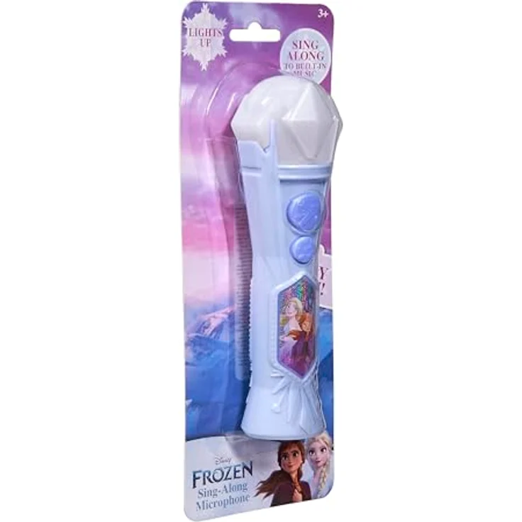 ekids FR-070 Lizenziertes Disney Frozen Karaoke Mikrofon mit Audio Eingang für Kinder ab 3 Jahren – Bild 9