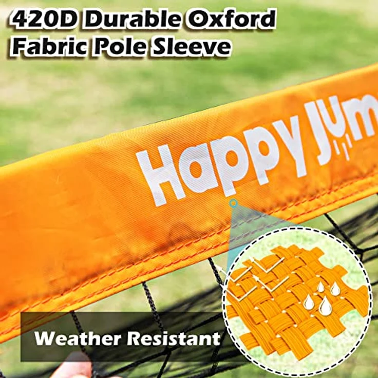 Happy Jump Fussballtor Kinder Fussballtore für Garten Faltbar Fußballtor Pop Up, 5' x 3.6' (1 Pack) – Bild 3