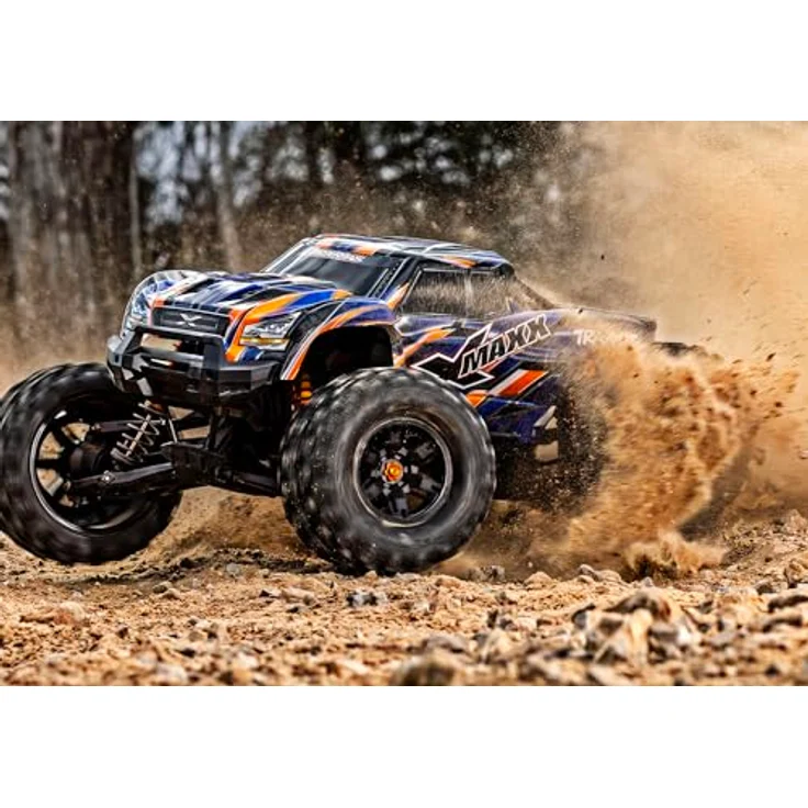 Traxxas RC-Monstertruck Traxxas RC X-Maxx 4x4 Monstertruck Belted 1:7 RTR Orange, Gigantische Größe, über 30 Volt extremer 8-Sekunden-Leistung, Sledgehammer®-Reifen mit Gürtel - Preisvergleich – Bild 6