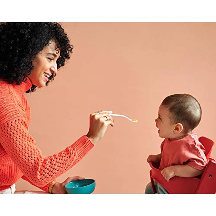 Mepal – Fütterlöffel Mio – Babylöffel – Kleinkind Fütterlöffel – Baby Besteck – Spülmaschinengeeignet – BPA frei – 2er Besteck Set – Deep pink – Bild 5
