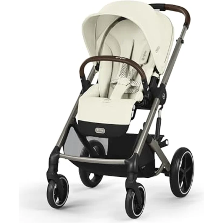 Cybex Kinder-Buggy Balios S Lux Kinderwagen - Kollektion 2025, mit ergonomischer Liegeposition, verbesserte Allrad-Federung, XXL Sonnenverdeck - Blau – Bild 1