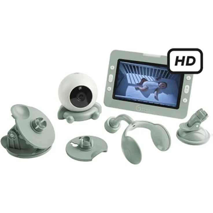 Babymoov Babyphone YOO GO PLUS HD, 5"-Display in HD-Qualität 720px, 8 Stunden Akkulaufzeit, Sleep Technology – Bild 1