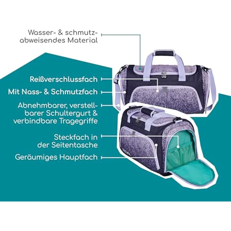 neoxx Sporttasche Move, Glitterally perfect, teilweise aus recyceltem Material – Bild 7