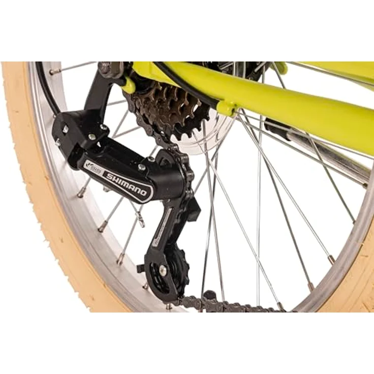 DACAPO TOSCANA Kinderfahrrad 20'', Grün, 6 Gänge, RH 36 cm, für Körpergröße 120-140 cm – Bild 4