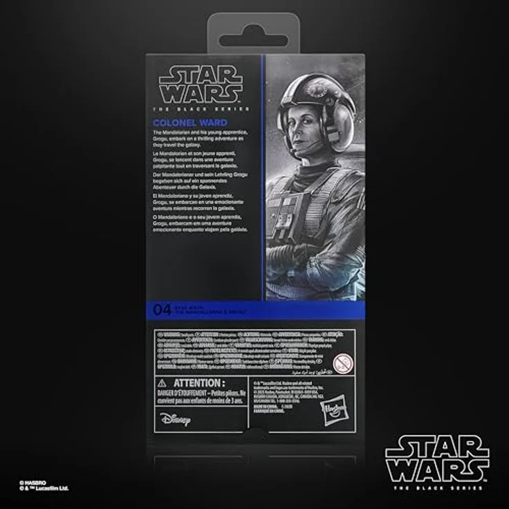 Hasbro Star Wars The Mandalorian & Grogu Colonel Ward Figur, 15 cm Sammelfigur – Bild 10