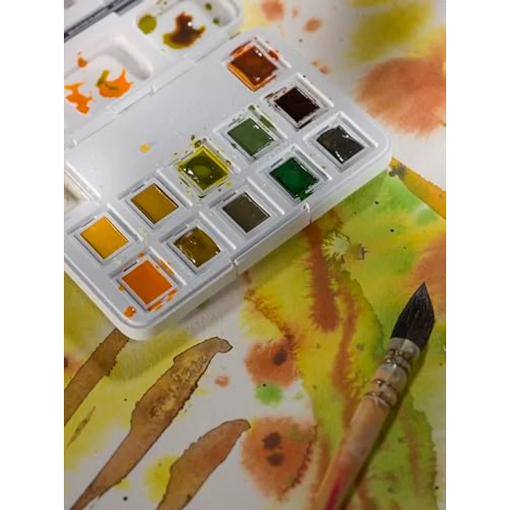 ROYAL TALENS Aquarellfarbe Van Gogh 12er Box Naturfarben – Bild 6