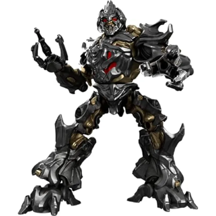 Blokees Transformers Classic Class 10 Megatron, hochdetaillierter Sammler-Modellbausatz mit 20 beweglichen Gelenken und integrierter LED-Funktion