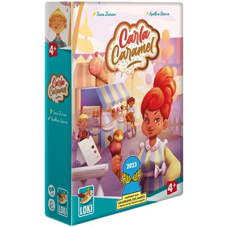 LOKI Carla Caramel Kinderspiel, Kooperatives Brettspiel für 1 bis 6 Spieler, Nominiert