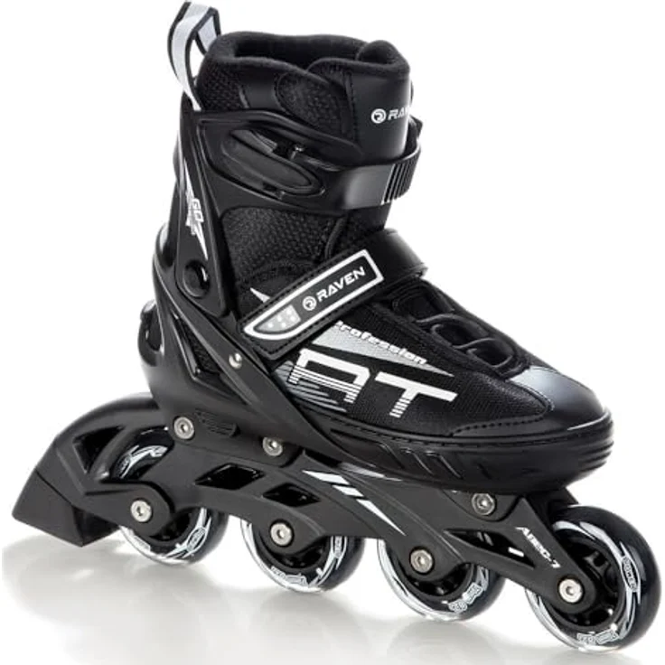 RAVEN Profession 3in1 Inlineskates Triskates Rollschuhe Inliner, verstellbar für Kinder und Erwachsene (Black, 38-42 (25cm-27,5cm)) – Bild 5