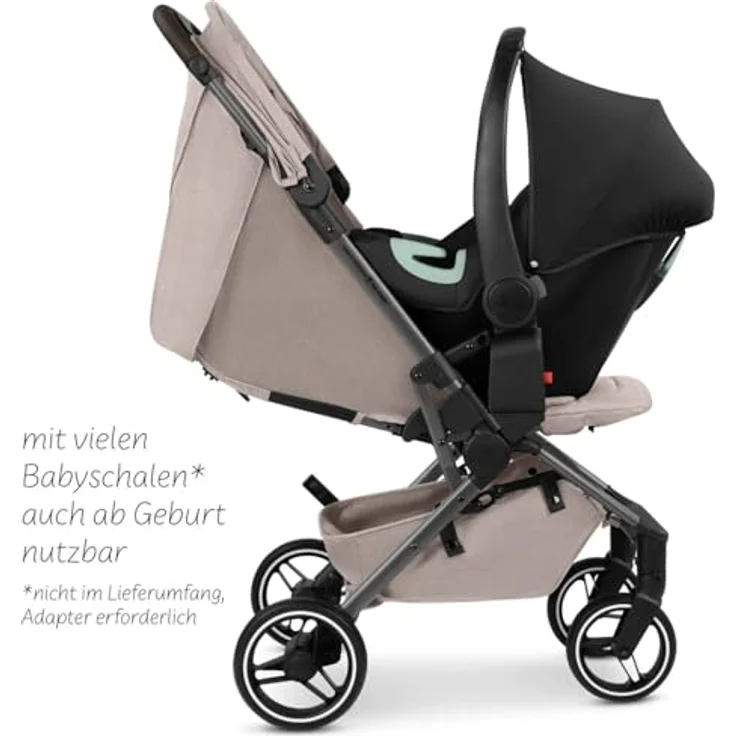ABC Design Sportbuggy Ping 3 Trekking Reisebuggy, 5-Punkt-Gurtsystem, UPF 50+, Camel – Bild 8