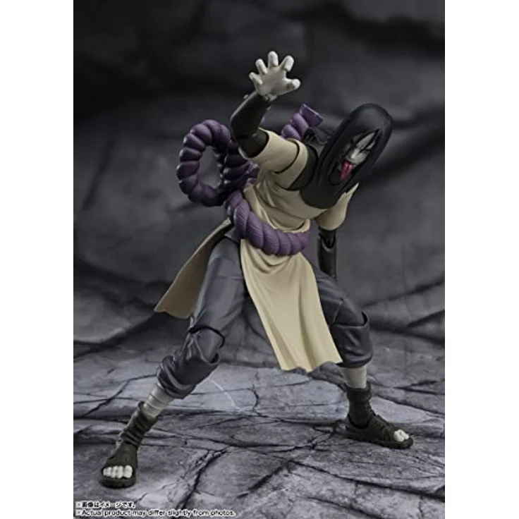 TAMASHII NATIONS Bandai Naruto Figurine S.H. Figuarts Orochimaru - Hochwertige Abmessungen, langlebig, flexible Gestaltung - 15 cm – Bild 3