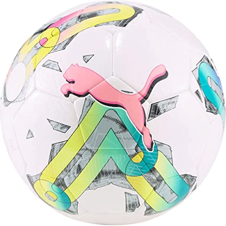 PUMA Orbita 6 Ms Trainingsbälle, White-Multi Color, 5 – Bild 1
