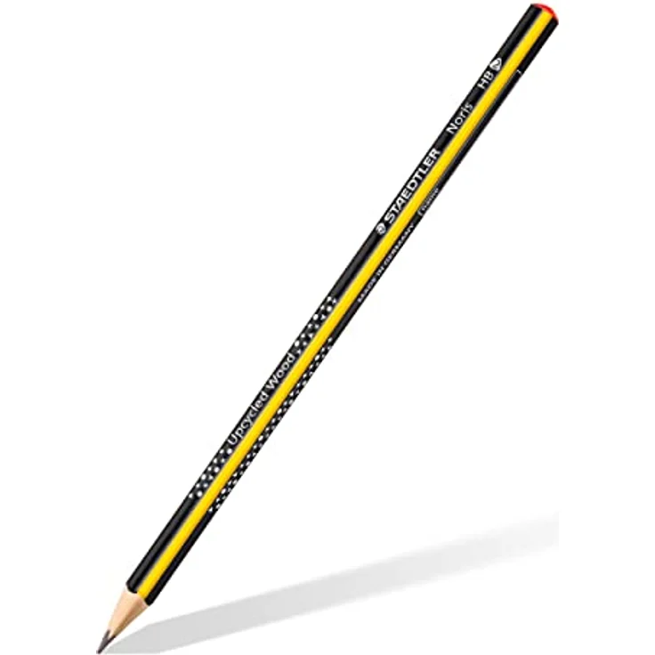 STAEDTLER Bleistift Noris (hohe Bruchfestigkeit, ergonomische Dreikantform, rutschfeste Soft-Oberfläche, Wopex-Material, Härtegrad HB, Kartonetui mit 12 Bleistiften, 183-HB) – Bild 2