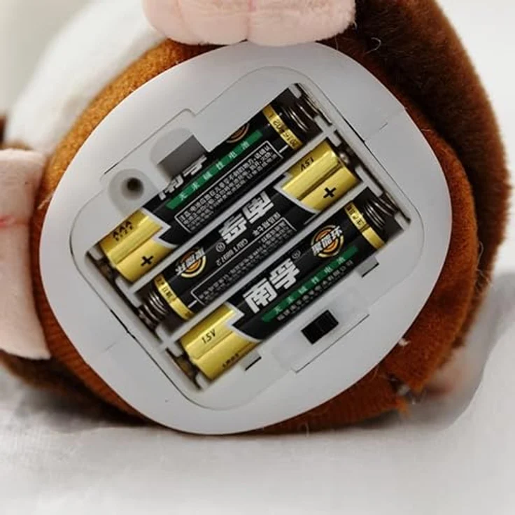 RETOO Sprechende Hamster Wiederholt Talking Plüschtier Elektronische, Lustige Kinder Stofftiere,Record Spielzeug Interaktives für Baby Kinder Kids, Early Learning, Geburtstagsgeschenk – Bild 9
