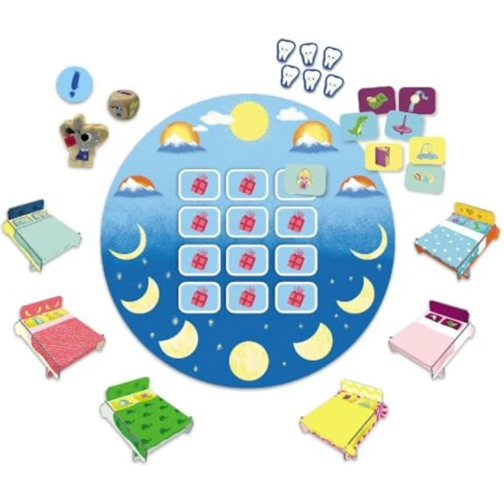 AUZOU Mission Mäusezahn, Kinderspiel für 2-4 Spieler ab 5 Jahren, Brettspiel mit Zahnfee-Thema und einfachen Regeln, ideal als Mitbringsel oder Geschenk für Kindergeburtstage – Bild 3