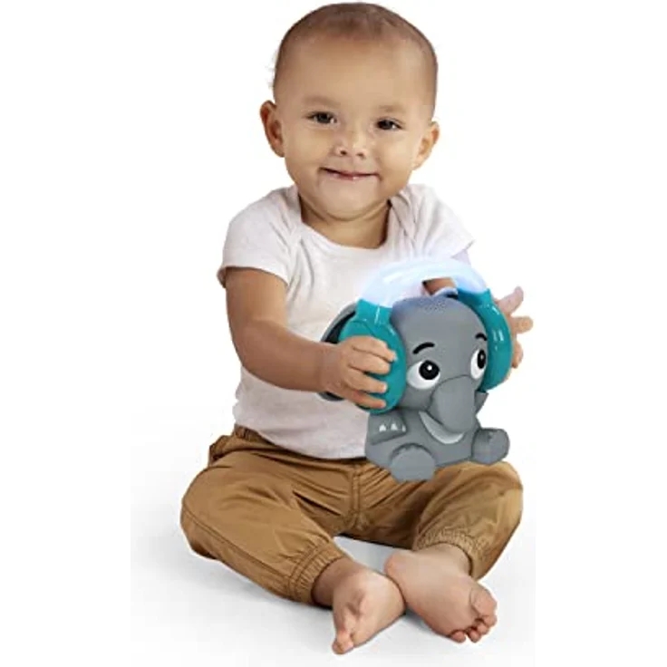 Baby Einstein Earl der Elefant Bluetooth Sound Machine, Musikanlage + Nachtlicht, Baby bis Kleinkind, mit 10 klassischen Melodien und 6 sanften Klängen – Bild 2