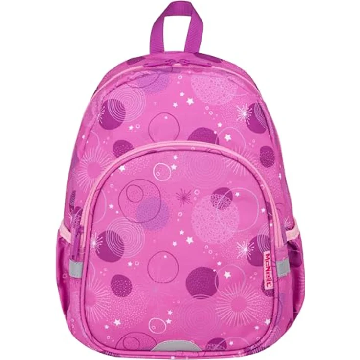 Mc Neill Toby Kinderrucksack 35 cm, farbenfrohe Kindergartenstasche mit abnehmbarem McAddy, rosa – Bild 3