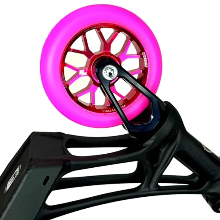 Fantic26 Stuntscooter Fantic26 Spy7 Stunt-Scooter Rolle 110mm Abec11 Pink /Pu Pink, Aluminiumlegierung, ABEC-11 Kugellager, 88A Härte – Bild 4