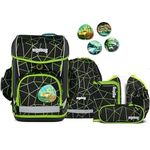 ergobag cubo light Set ergonomischer Schulrucksack, extra leicht, 5-teilig, 780 g, blau