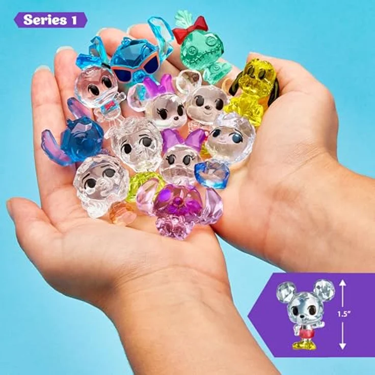 Cra-z-art Disney Crystal Reveal Balls Series 2.5, Sammelfiguren mit glänzender Kristalloptik, zufällige Disney-Figuren und Zubehör für Kinder ab 5 Jahren – Bild 3