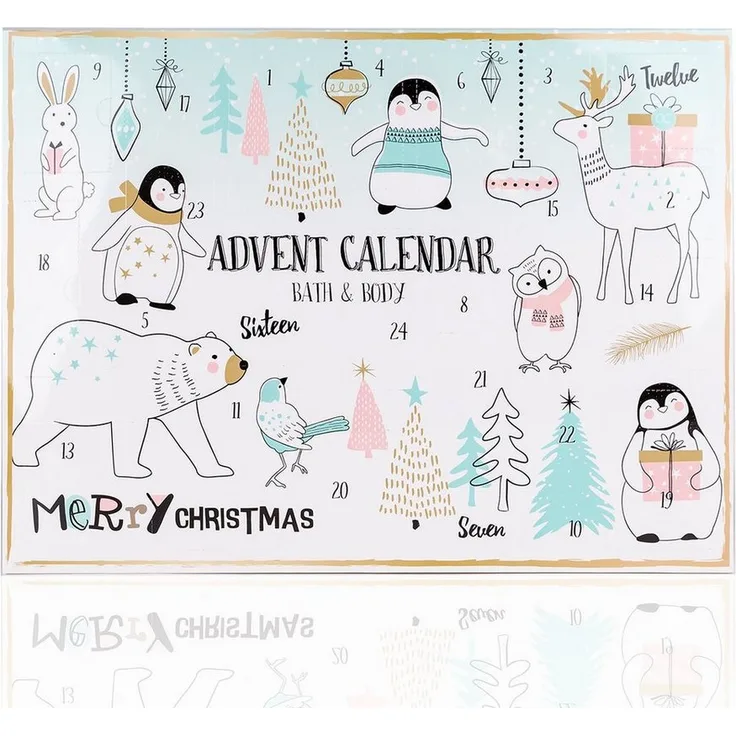 ACCENTRA Adventskalender Wellness Happy Holidays 6050480IT, Beauty & Kosmetik Überraschungen, 24-teilig
