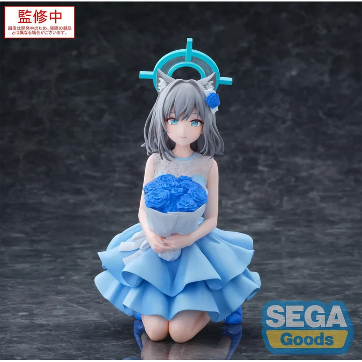 Sega Blue Archive Yumemirize PVC Statue Shiroko, 12 cm, in bedruckter Box