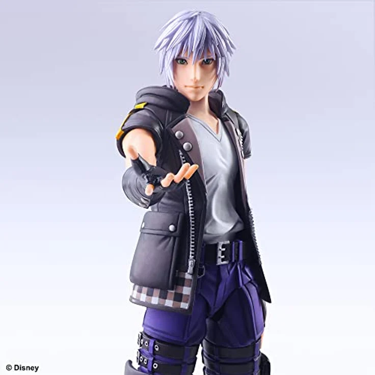 SquareEnix Kingdom Hearts III Play Arts Kai Actionfigur Riku Ver. 2 Deluxe, 24 cm, inkl. 2 Gesichtsteile und Schlüsselschwert Weg zur Dämmerung – Bild 8