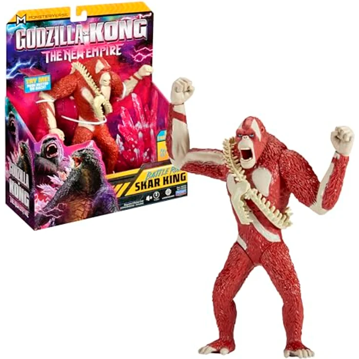 MonsterVerse - Godzilla x Kong, bewegliche Figur 18 cm mit Geräuschen und Kieferbewegung, zufälliges Modell für Kinder ab 4 Jahren, MN305 – Bild 2
