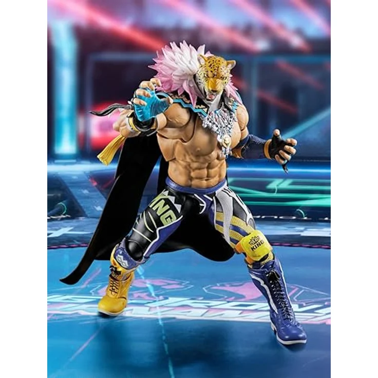 Bandai Tamashii Nations Tekken S.H. Figuarts King Actionfigur, voll beweglich, 17 cm, mit Zubehör – Bild 2