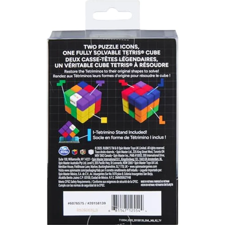 Rubiks Tetris Cube, Gehirntraining-Würfel mit 6 Tetrimino-Formen, Schwierigkeitsgrad 4 – Bild 9